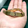 Pulsera de Acero Inoxidable Flor de Loto Cinco Sutras Transfronteriza, Pulsera de Acero de Titanio con Cierre Magnético Cubano Cuadrado para Hombre