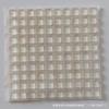 Almohadillas Autoadhesivas para Muebles Antirrayas Antideslizantes Absorbentes de Impactos Patrón Trapezoidal Cuadrado Silicona Transparente Partículas Anticolisión