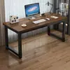 Mesa retangular para computador de mesa, escrivaninha para home office, escrivaninha para estudante, mesa de estudo, mesa simples, mesinha de quarto