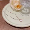 Joyería Transfronteriza Europea y Americana Moda y Exquisito Colgante Nicho Cadena Clavicular No Descolorante Oro de 18K Acero Titanio Accesorios de Collar para Mujer