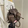 Mochila Retro de Gamuza para Otoño e Invierno para el Trabajo, Mochila de Viaje Versátil para Mujer, Bolsa Escolar para Estudiantes Universitarios
