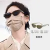 Óculos de Sol Xiaohongshu Estilo Gatinho Retrô para Mulheres Gm2026 Novo Estilo High-End Polarizado Anti-UV Efeito Emagrecedor para Rostos Quadrados e Redondos