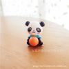 Lindo Peluche de Panda de Food Panda DIY Llavero Colgante de Animal de Dibujos Animados Accesorios