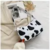 Bolso de Hombro Único Color Block de Moda Popular Venta Caliente para Mujer 2025 Nuevo Estilo Coreano Personalidad Estampado Bolso de Axila Moda Estampado de Leopardo