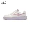Tênis Feminino Xiguang Hongxing Erke Verão Novo Preto e Branco Clássico Sola Grossa Aumenta Altura Couro Air Force One Tênis