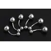 Argolas de Língua Básicas de Aço Inoxidável Transfronteiriças, Piercings Barbell com Pontas, Argolas em Formato de C, Piercings Nasais Mistos, Piercings de Umbigo, Joias para Piercing Atacado