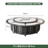 Habitación Privada de Hotel Mesa Redonda Eléctrica Grande con Mesa Giratoria Automática de Madera y Sillas, Nueva Mesa Eléctrica para Hot Pot Estilo Chino para Restaurante de Villa