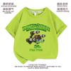 Plantas vs.. Ropa de Zombies Ropa de Verano de Manga Corta para Niños Nuevo Estilo Camiseta de Algodón para Niños y Niñas Camiseta de Manga Media de Verano para Base