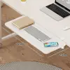 Tablero de Extensión para Escritorio Oficina Escritorio Perforación-Gratis Ampliación Extensión Artefacto Escritorio de Computadora Plegable Bandeja para Teclado