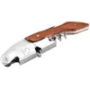 Cuchillo para camarones con mango de madera multifuncional color madera abridor de botellas de vino cuchillo de caballito de mar abridor de botellas de vino de alta calidad para cerveza