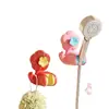 [Design de Coração] Suporte para Chuveiro de Flor com Ventosa, Instalação sem Furos, Suporte Ajustável para Chuveiro para Banheiro Doméstico