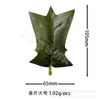 Folhas Octogonais Simuladas, Folhas de Planta Verde Simuladas de Três Pontas, Acessórios de Folha Simulada para DIY, Folhas Artificiais de Planta Verde