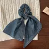 Scrunchie Cowboy com Laço 2025 Novo Elástico de Cabelo de Alta Qualidade para Rabo de Cavalo Baixo Corda de Cabelo Elegante