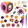 Resumen Traje de juguetes de túnel para gato de Halloween Juguetes interactivos divertidos para gatos Una variedad de juguetes de túnel para gatos que se divierten solos