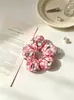 Laços de cabelo de flor estilo coreano fofos para crianças, scrunchies, suprimento para loja de acessórios, direto da fábrica