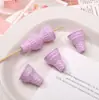 Color Macarrón Cuentas Acrílicas de Helado Llavero Colgante Hecho a Mano Accesorios Cadena para Teléfono Móvil Material