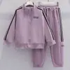 Conjuntos para Meninas Roupas de Outono 2025 Novo Estilo Roupas Infantis Moletons e Jaquetas Conjuntos Casuais de Duas Peças para Primavera e Outono para Meninas