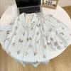 Pijama de Algodão Doce Nuvem Estilo Coreano para Meninas Verão Manga Curta Shorts Conjunto Solto Fino Estampa de Cachorrinho Roupa de Casa
