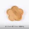 Porta-copos de Bandeja de Bambu, Base para Bandeja DIY Transfronteiriça, Tapetes para Vasos de Suculentas, Personalizável em Pequenas Quantidades, Porta-copos de Bambu Vintage