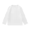 Camiseta de manga larga para hombre, cuello redondo, color liso, peso pesado, algodón peinado de Xinjiang, 230 g/m², temporada de otoño, corte holgado, capa base, disponible para envío directo