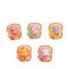 Geleia animal fio torrada comida brincar desenho animado cola creme acessórios resina pequenos acessórios joia grampo de cabelo material diy