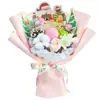 Muñeca Temática del Bosque Ramo Pequeño Regalo de Navidad para Niñas, Ramo de Nochebuena, Flores Secas, Pequeños Regalos de Gama Alta al por Mayor