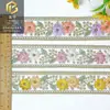 Estilo Étnico Colorido Renda Bordada com Lantejoulas Renda 4,5cm Punho de Roupa Infantil Acessórios de Joalheria Renda Lolita