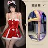 Boneca Roupas de Amor Camisa de Natal Lingerie Sexy Roupão de Veludo Vermelho Sexy Baile de Ano Novo Cosplay Desejo Puro