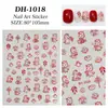 Pegatinas para Uñas Caballo de la Fortuna de Año Nuevo Adhesivas Planas Cobertura Completa Lámina de Oro Decoraciones Festivas para Uñas DIY Estilo Dh
