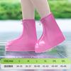 Cubrezapatos Impermeables para Adultos, de Cintura Alta, Impermeables, Engrosados, Resistentes al Desgaste, Adecuados para Senderismo al Aire Libre, Antideslizantes en Días Lluviosos, Cubrezapatos de Lluvia Reutilizables