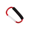 Tamaño Mediano 12 Hebilla de Liberación Rápida de Aleación de Aluminio Hebilla de Zapato Hebilla en D Hebilla de Polea Cubierta de Cuero con Espuma Suave Gancho Rápido para Montañismo Escalada