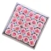 Despertar de Navidad Decoración de Boda Cabeza de Flor de Jabón Rosa Flor Eterna Flor de Jabón Ramo Artificial Regalo DIY