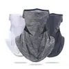 Gorra de Seda de Hielo Protector Solar de Verano Transfronteriza Deportes al Aire Libre Transpirable Colgante para la Oreja Set de Bufanda Máscara para Montar Toalla Facial para Hombres