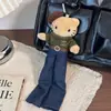 Bolsa Colgante Hello Kitty Piernas Largas Fragancia Ligera Muñeca de Peluche Dibujos Animados Lindo Llavero de Corazón Colgante de Regalo