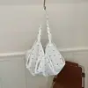 Estilo Coreano Lunares Colgante Estilo Perezoso para Mujer Verano 2026 Nuevo de Moda Gran Capacidad Moda Diaria Bolso Tote de Gran Capacidad