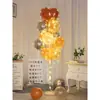 Decoraciones de Globos Flotantes de Mesa y Piso con Tema de Cumpleaños Feliz Cumpleaños para la Fiesta de Primer Cumpleaños de Niños, Decoraciones Brillantes