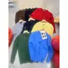"3.11/Coleção Nova de Primavera" Jaqueta Cardigã de Tricô com Tranças Azul Liso Xuan Xiao Jie para Mulheres