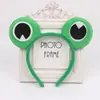 Diadema de Rana de Ojos Grandes Diadema Infantil Tocado de Dibujos Animados Accesorios para Actuaciones Escénicas Animales Accesorio para el Cabello Estilismo