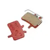 Pastillas de Freno T1 Rojas Rectangulares Semimetálicas Base de Cobre Pastillas de Freno de Disco Metálicas Misma Forma Se Pueden Emparejar