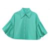 Cárdigan holgado de manga abullonada multicolor de estilo retro popular europeo y americano transfronterizo de Aliexpress y Amazon