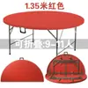 Mesa redonda plegable para comedor para uso doméstico, adecuada para 10 personas, tablero redondo grande simple, mesa y sillas de plástico para apartamentos pequeños