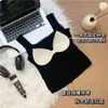Chaleco cálido de otoño e invierno para mujer, estilo retro americano, simple y sexy, corte ajustado, camisola de encaje con copas en el pecho
