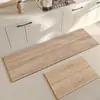 Alfombrilla especial para suelo de cocina japonesa 2024 nuevo estilo crema lodo de diatomeas antideslizante impermeable y a prueba de aceite alfombra larga