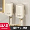 Estante para cepillos de dientes sin perforaciones, para inodoro, montado en la pared, para cepillos de dientes eléctricos, vaso para cepillos de dientes, vaso para enjuague bucal, traje dental