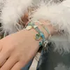 2026 Novo Pulseira de Cristal com Contas Estilo Oceano Fresco de Verão para Mulheres, Presente para Melhor Amiga
