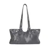 Bolso de ante coreano para debajo del brazo para mujer, nuevo bolso tote de moda de otoño e invierno 2025, bolso de mano versátil, bolso de trabajo