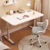 Mesa elevadora móvil de manivela para el hogar, escritorio de estudio para niños, escritorio de escritura para estudiantes en el dormitorio, escritorio de oficina para computadora de escritorio