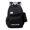 Mochila casual simple de estilo coreano con gran capacidad y diseño de compartimento multicapa, versátil para trabajadores de oficina y adecuada tanto para hombres como para mujeres