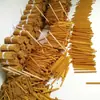 Tiras de Bambu em Branco, Materiais para Marcadores de Página de Bambu Estilo Antigo, Bambu Natural, Tiras de Bambu Carbonizado Estilo Antigo