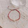 Pulsera de Piedra Natural Ins Diseño Nicho Japonés y Coreano Miyuki Japonés Cuentas de Arroz Pulsera Pequeña para Mujer Hecha a Mano